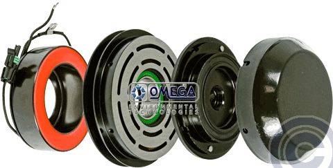 John Deere 1 Groove A/C Compressor Clutch Assembly 6E171 FS6 0471008530 471008530 RE12513 RE12514 RE57936 TY6626 TY6766